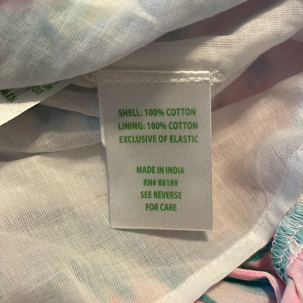 New Lilly Pulitzer Edith Cotton Multi Sea Turtle Soirée Tiered Midi Dress size 2 - Picture 15 of 16